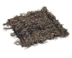 North Mountain Gear camo netting over duck blind in woodland brown for seamless concealment.