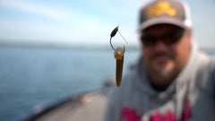 Northland Elite Weedless Wacky Jig in action for smallmouth and largemouth bass