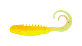 Northland Pan-Candy Grub 1.75 Sunrise displaying lifelike panfish swim