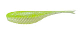 Northland Pan-Candy Minnow 2in Chartreuse Shad boosts buoyant action to attract panfish.