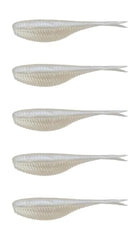 Northland Pan-Candy Minnow 2-inch pearl white offers buoyant action for versatile panfish fishing.