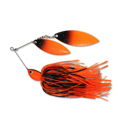 Northland Reed Runner Magnum spinnerbait in blackbird painted finish, ideal for surface strikes.