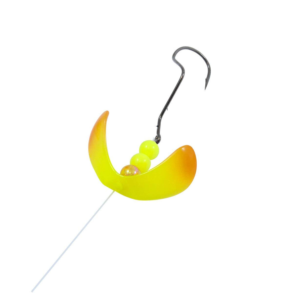 Northland Tackle BFSDR2-SR butterfly blade in sunrise, ready for 60-inch trolling.