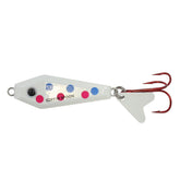 Northland Tackle Buck-Shot Coffin Spoon Wonderbread front view with bold pattern