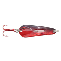 Northland Tackle Buck-Shot Flutter Spoon, Super-Glo Redfish, ideal for walleyes and pike