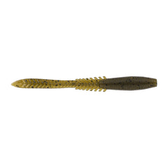 Northland Tackle Eye Candy Jiggin' Leech floating lure in green pumpkin enhances walleye strike zone presence