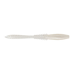 Northland Tackle Eye Candy Jiggin' Leech floating 3.25 inch pearl white lure keeps bait in the strike zone