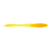 Northland Tackle Eye Candy Jiggin' Leech floating 3.25 inches in Sunrise Core for walleye jigging