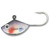 Northland Tackle Forage Minnow Fry silver shiner in lens, attracting perch and crappie