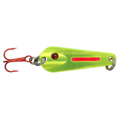 GLO-Shot Spoon pike-strike during jigging sequence