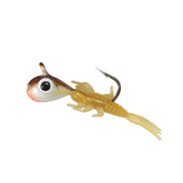 Northland Tackle Impulse rigged tungsten Mayfly jig ice lure for panfish bites.