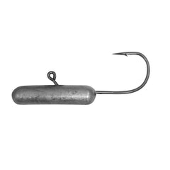 Northland Tackle Level-Head Inner Tube Jig, unpainted finish, 1.5 oz, 5/0 hook, two per card.