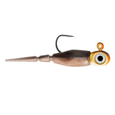 Northland Tackle rigged tungsten flat-fry head sinks fast for precise panfish bites.