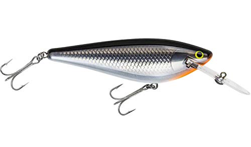 Northland Tackle RMS5-S Rumble Monster Shad silver lure, ideal for deep diving and trolling.