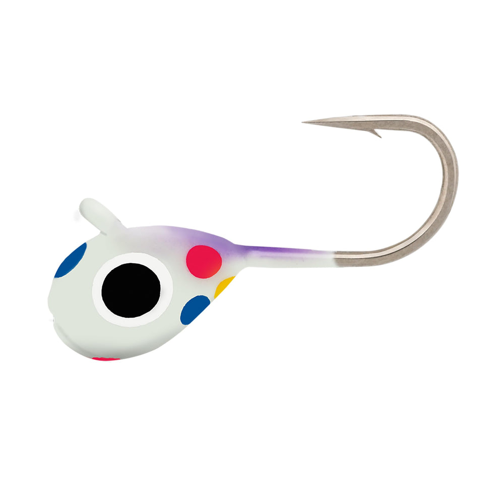 Northland Tackle Tungsten Mud Bug 5/8 inch glows to lure panfish through ice
