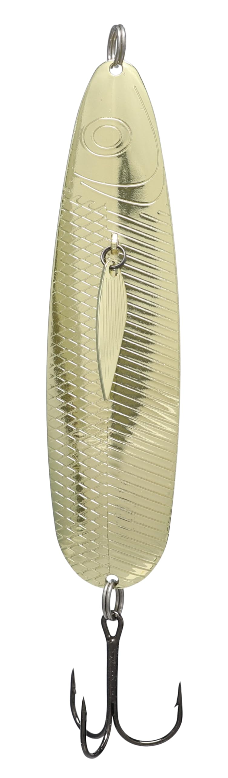 Northland Thumper Casting Spoon Gold with kickers showing seductive swaying action to attract big predators