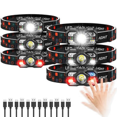 Northlet headlamp 3000-lumen brightness for nighttime camping visibility