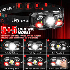 Northlet headlamp rechargeable battery for long-lasting outdoor use