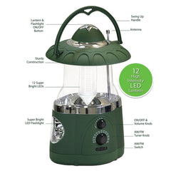 Northpoint 190485 4-LED flashlight enhances task lighting at the campsite.
