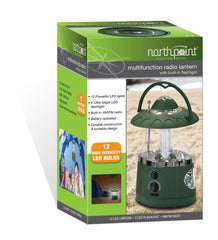 Northpoint AM/FM radio keeps you informed during outdoor adventures.