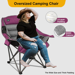 Northroad folded chair in carry bag enables easy transport and storage