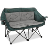 Northroad folding loveseat open shows oversized two-person seating ideal for family picnics