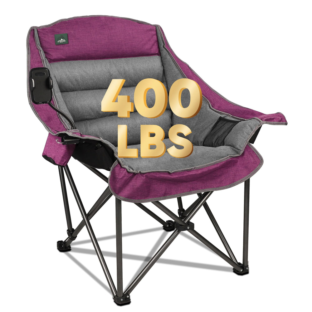 Northroad oversized XL padded chair front view offering roomy comfort for outdoor lounging