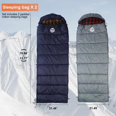 Northroad warm sleeping bags and blankets deliver cozy warmth on cool nights.