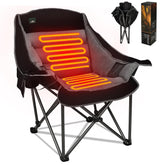 Northroad XL heated chair open dimensions for roomy seating on campsites