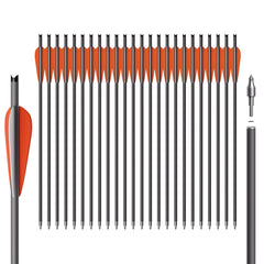 NorthSpoor 24 pack crossbow bolts 20 inch package for practice
