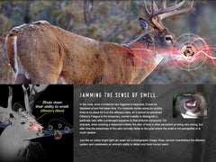 Nose Jammer deodorant stick helps discreet odor management during hunts.