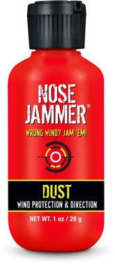 Nose Jammer Dust bottle 1oz ready for field use to reduce scent detection.