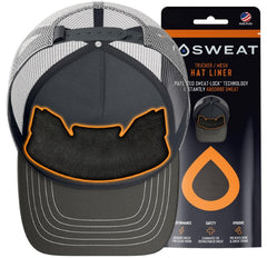 No Sweat sweat absorber material closeup highlights ultra-thin, comfortable wear.