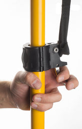 Notch Big Shot Trigger on a pole enables precise line setting during use.