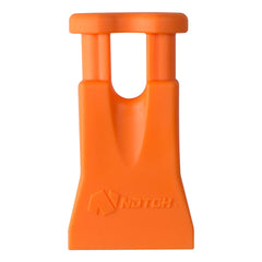 Notch CBF Mini Wedge clipped on a carabiner for quick access during climbs.