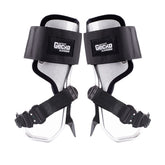 Notch Gecko Aluminum 2.0 climbers closeup spur for secure footing.