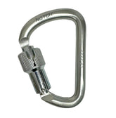 Notch Modified D carabiner with 23mm gate opening for larger gear access.