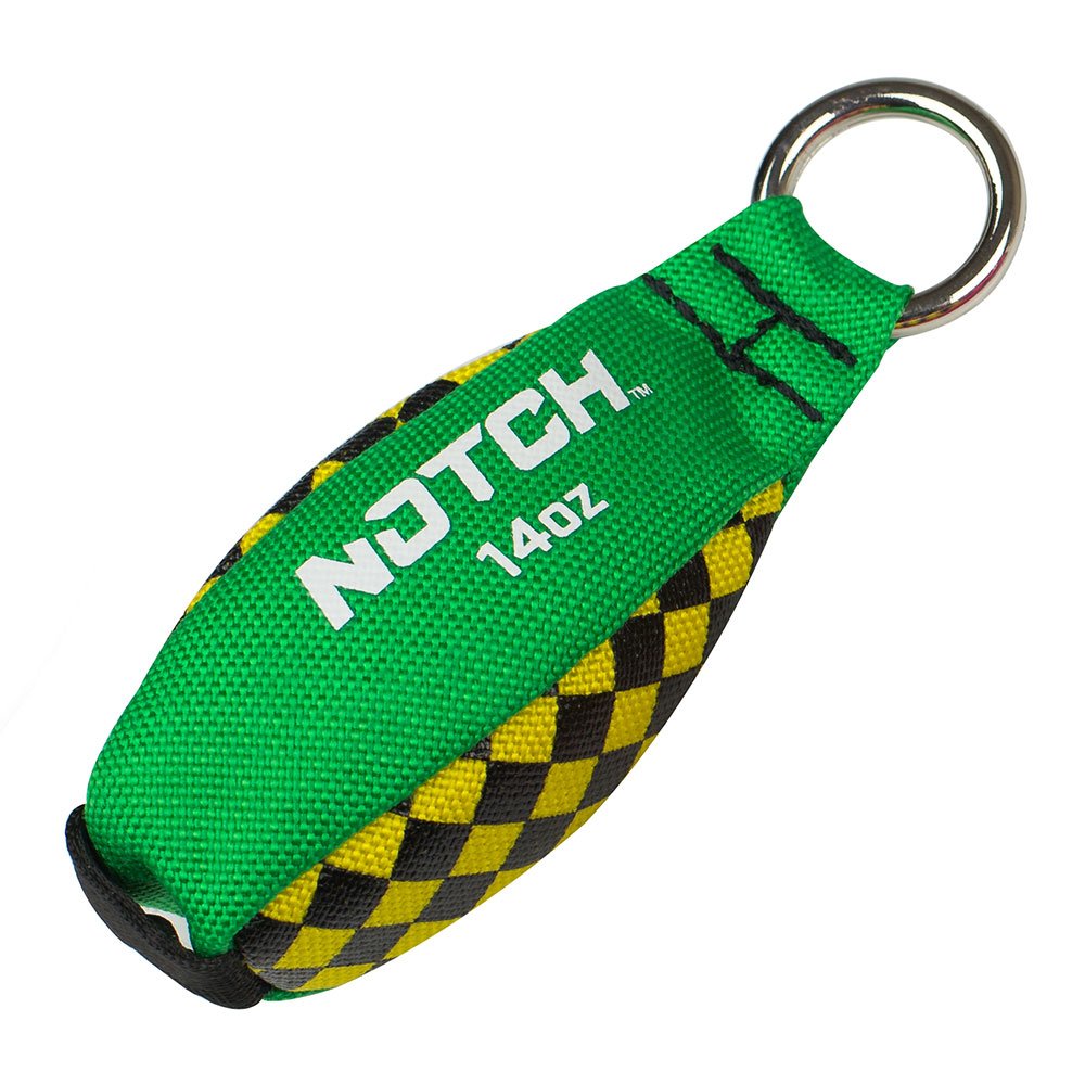 Notch NTW-14 throw weight with hi vis pattern for quick visibility.