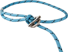 Notch Rapid Rig spliced termination attachment highlights secure rope connection point.