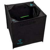 Notch Throwline Pro Folding Cube Black front view for compact transport