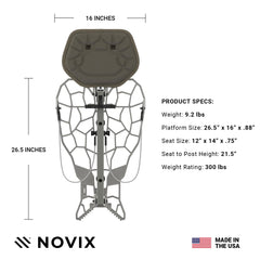 NOVIX Helo Hunt Ready System 18-inch quickstraps secure gear quickly