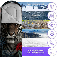 Nttopship sleeping bag materials microfiber cotton pongee for breathable warmth.