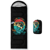 Nttopship sleeping bag open-usage shows quick setup for outdoor nights.