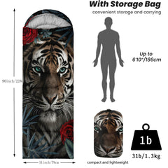 Nttopship sleeping bag temperature range ensures comfort from cool nights to warm days.