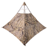 Nukem Grab & Go blind in Mossy Oak Habitat for stealth hunting concealment