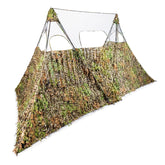 Nukem Grab and Go XL panel between blinds for wide concealment.
