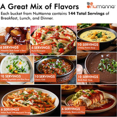 NuManna non-GMO ingredients label emphasizes transparent sourcing.
