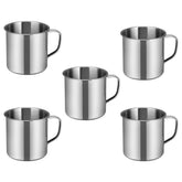 NUOBESTY metal shot glasses 5pcs for camping—compact and easy to carry.