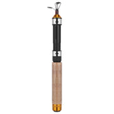 NUOBESTY pocket telescopic fishing rod extended to 25.6 inches