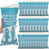 Nuogo 50pcs disposable urinal bags front pack for bulk travel and emergency use.